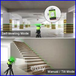 12 Lines Rotary Laser Lazer Level Cross Line 360° Self Leveling 3D Measure Tool