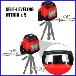 360° Rotary Green Laser Level Cross Line Self-Leveling Automatic Measure Tool