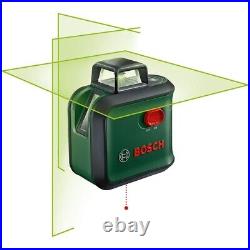 Bosch ADVANCEDLEVEL 360 Self Levelling Cross Line Green Laser Level Green