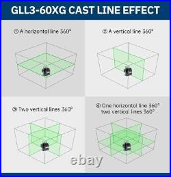 Bosch GLL 3-60XG Laser Level 360 Degree High Precision Green Light 12 Line Level