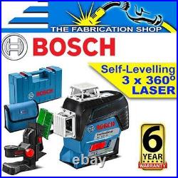 Bosch GLL 3-80 CG Green Multi Line Laser Level with Bluetooth, Measuring GLL3-80CG