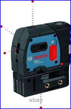 Bosch GPL 5 Professional 5 Point Green Self Levelling Site Laser, 0601066200