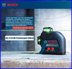 Bosch Laser Level GLL3-60XG 360 Degree High Precision Green Light 12 Line Level