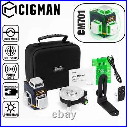 CIGMAN CM701 Green Laser Level 360° laser level Self-leveling with case bag