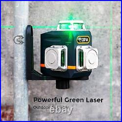 CIGMAN Laser Level Self Leveling 2x360° Switchable Laser Level Green Laser Line