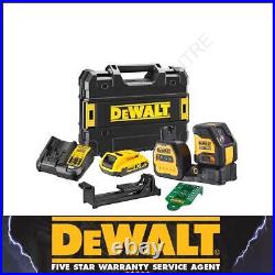 DeWalt Reconditioned DCE088D1G18 Self-Levelling CrossLine Green Beam Laser+1x2Ah