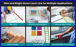 Elikliv 16 Line Laser Level Green Self Leveling 4D 360° Cross Laser Level 200FT