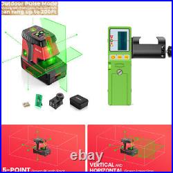 Elikliv 5 Point Green Laser Self Levelling Automatic Outdoor 200ft+Laser Detecte