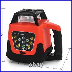 Green Rotary Laser Level 1.65m Tripod 5m Staff Withcase Self Rotating Laser Level