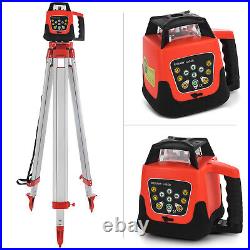 Green Rotary Laser Level 1.65m Tripod 5m Staff Withcase Self Rotating Laser Level
