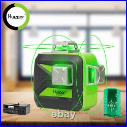 Huepar 3D Green Rotary Laser Level 603CG Cross Line Self Leveling Professional