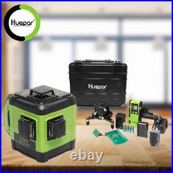 Huepar 3D Professional Electronic Laser Level Self Leveling Green Measure Tool