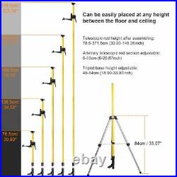 Huepar 3.7m Adjustable Telescoping Pole For Rotary Line Lasers level