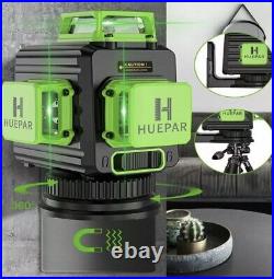Huepar B03CG Cross-Line Laser Level 3D 12 Lines