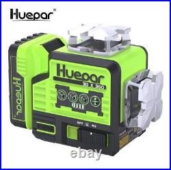 Huepar P03CG Cross-Line Laser Level Bluetooth Remote Control 3D 3360 12 Lines