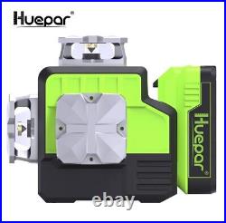 Huepar P03CG Cross-Line Laser Level Bluetooth Remote Control 3D 3360 12 Lines