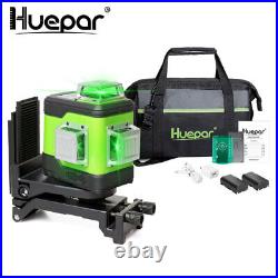 Huepar Self-Leveling Laser Level 3x360 Green Beam with Type-C Charging Port