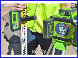 Imex LRX10 90mm Digital Laser Level Receiver Red Green Rotary 300m Shockproof