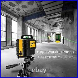 KAIWEETS Self-Leveling laser LEVEL GREEN LINE with 2 Red Plumb Spot battery UK