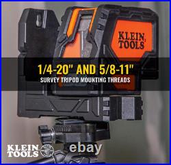 Klein Tools 93LCLG Green Laser with Red Plumb Spot Cross-Line Laser Level