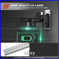 Laser Level GARDSURE 16 Line 4D Laser Level Self Leveling 4x360 Green Cross Line