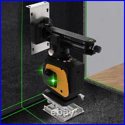 Laser Level Self Leveling 3X360, 12 Lines Level Tool 3D Green Cross Line Laser