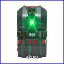 Leica Lino L2G Lithium Green Cross Line Laser Level Rechargeable Batteries