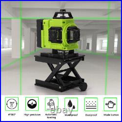 New 4D 16 Lines Laser Level 360° Green Auto Self Leveling Rotary Cross Measure