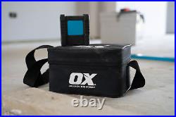 OX Tools Laser Level Cross Line Green Carry Case With Target OX-P502901