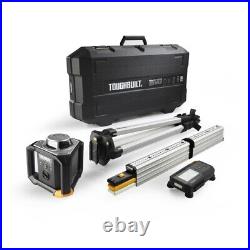 Toughbuilt 360 degree Rotary Laser Level Kit and Rolling Laser Receiver